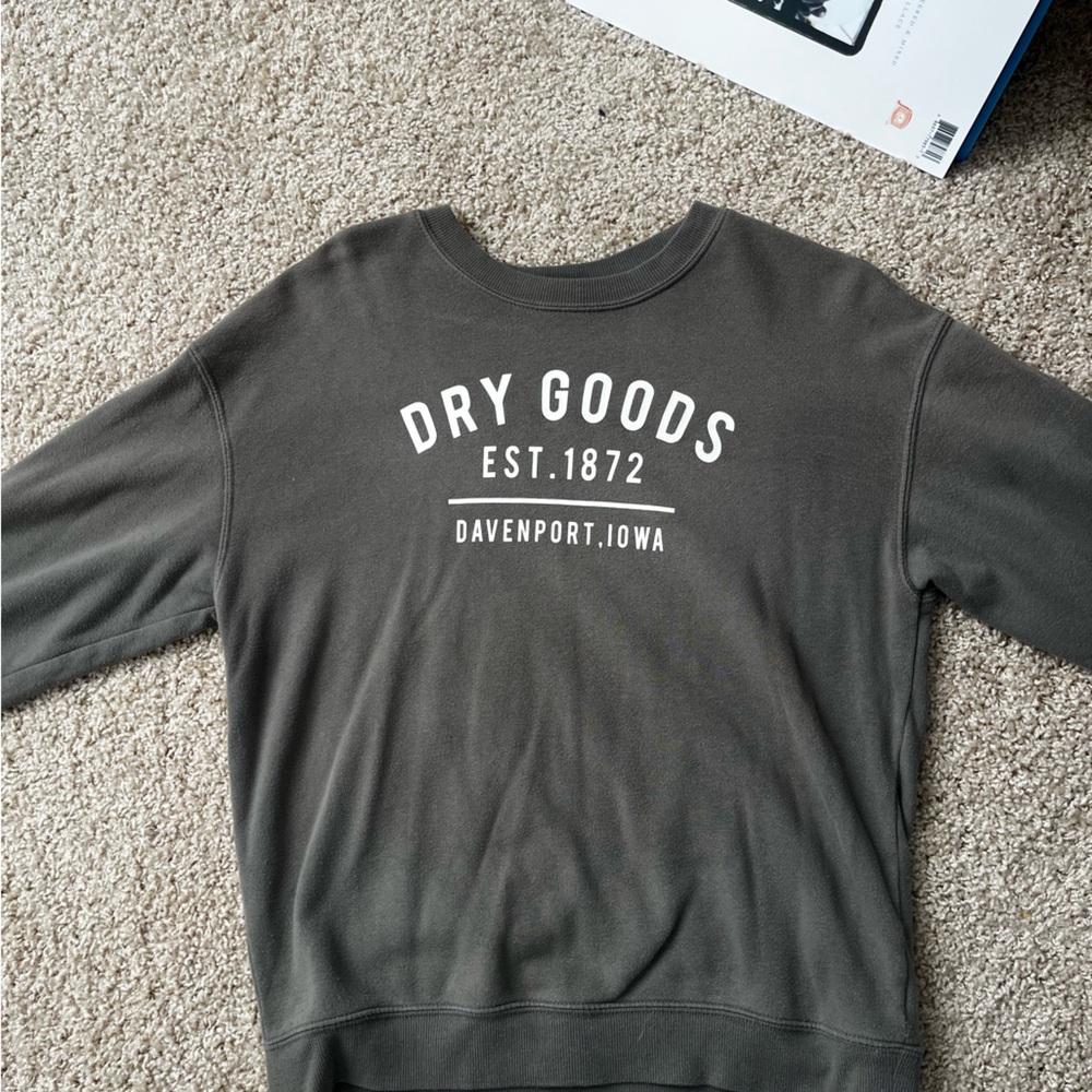 Women’s Green Dry Goods Sweatshirt XS